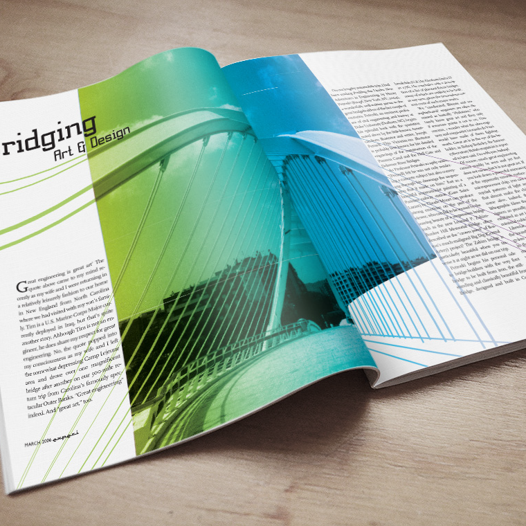 Experi Magazine, Spread