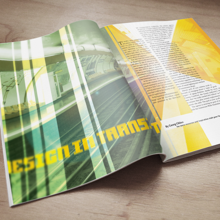 Experi Magazine, Spread